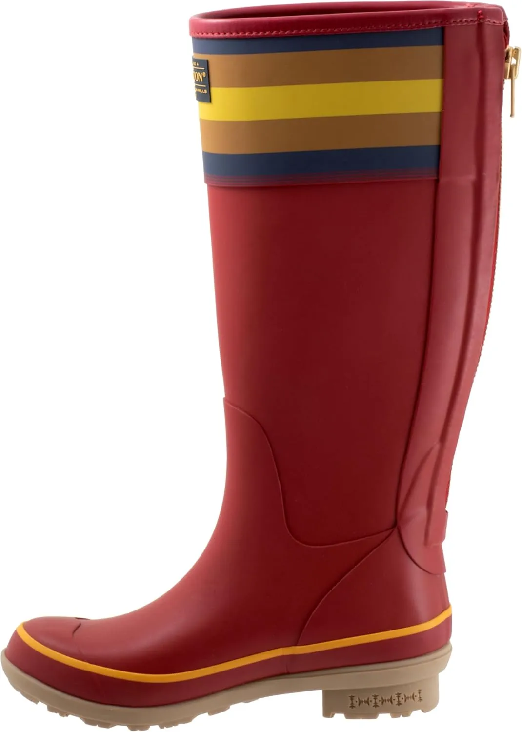 PENDLETON Women's Tall Rain Boots, Premium Rubber, Adjustable Buckle, Non-Slip Sole, 13.75" Shaft