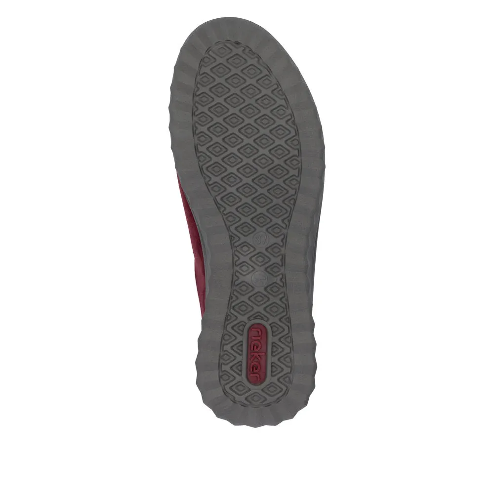 Rieker Ladies Zip Up Tex Sneaker