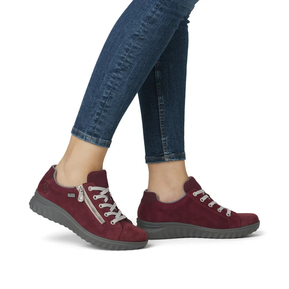 Rieker Ladies Zip Up Tex Sneaker