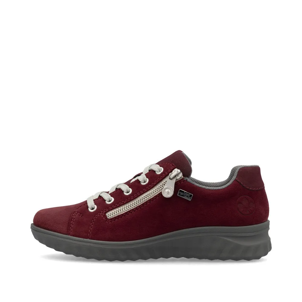 Rieker Ladies Zip Up Tex Sneaker