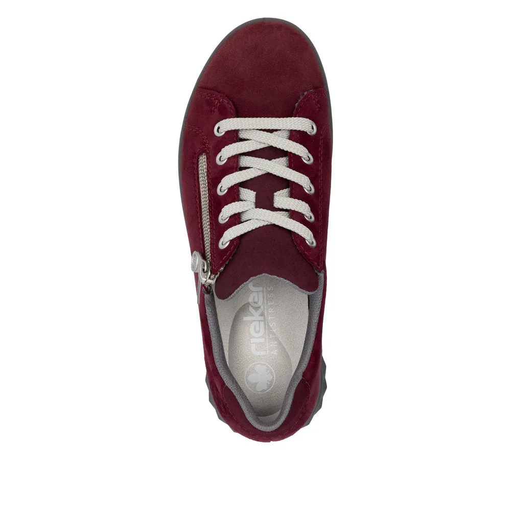 Rieker Ladies Zip Up Tex Sneaker