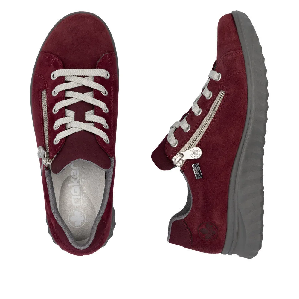 Rieker Ladies Zip Up Tex Sneaker