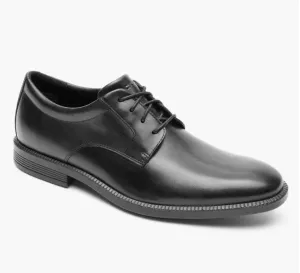 Rockport Men's Dresssports Premium Plain Toe Lace up  – Waterproof Black