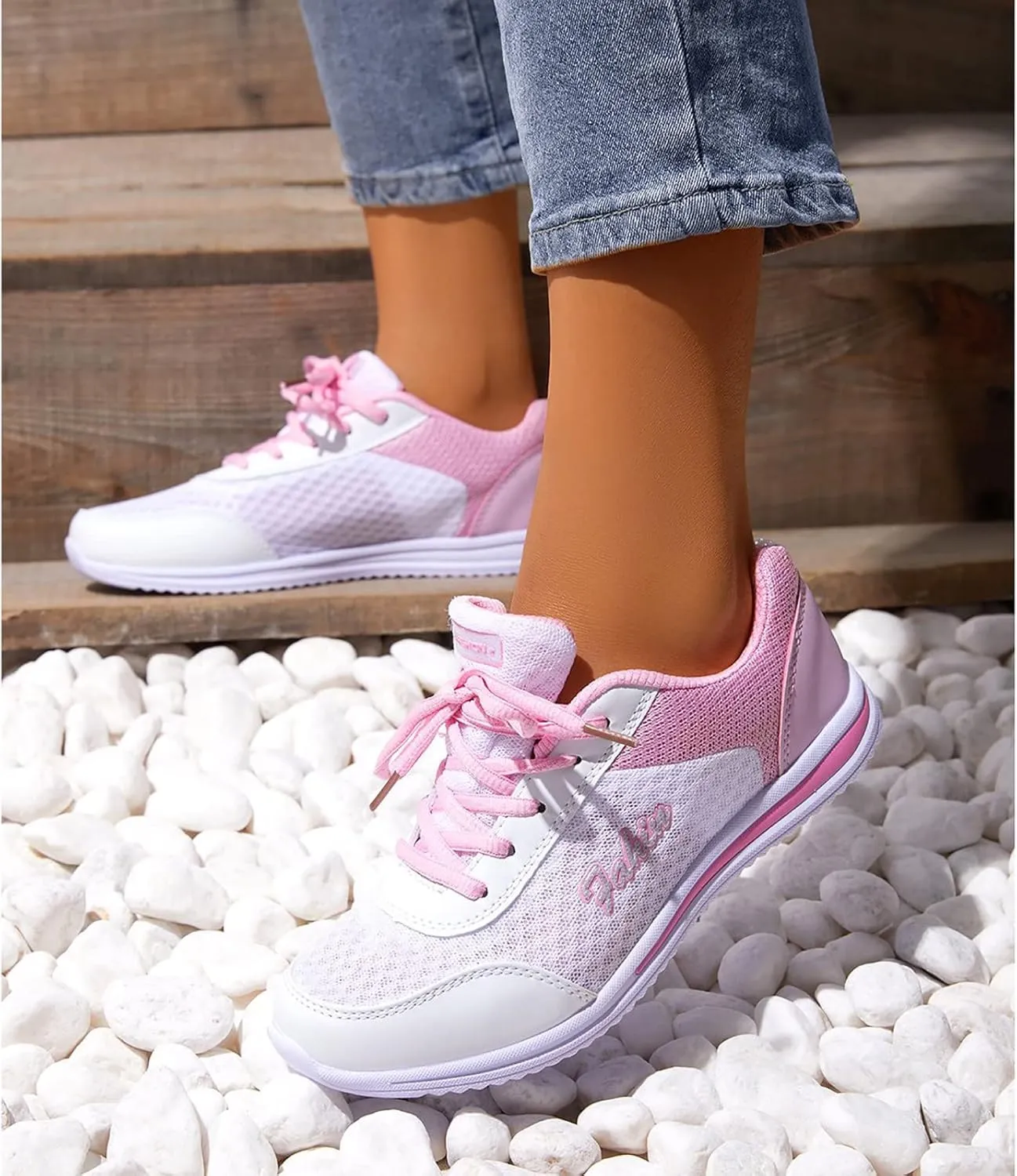 Running Shoes Lightweight Tennis Shoes Non Slip Gym Lace Up Mens Dress Shoes Mesh Dress Casual Shoes Walking Sneakers Tennis Shoe Cross Trainer Shoe