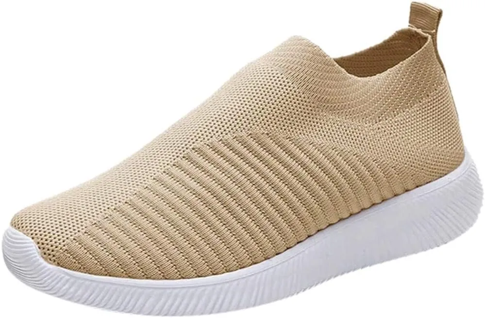 Running Shoes Women Sneakers Tennis Workout Walking Gym Lightweight Casual Shoes Women Loafer Shoes for Women Slip On Sneakers Women Arch Support