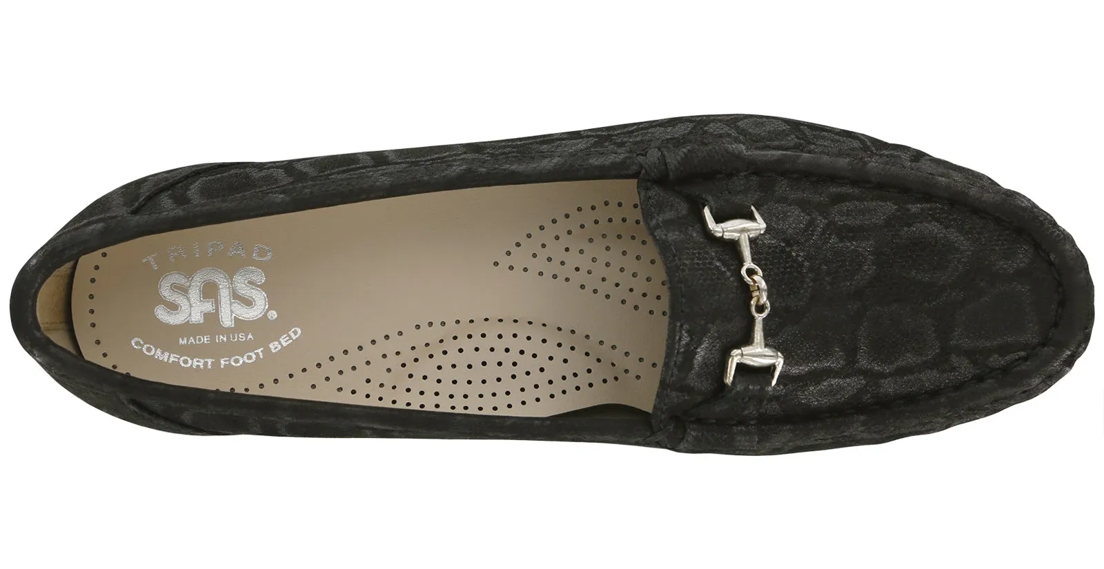 SAS Womens Metro Nero Snake