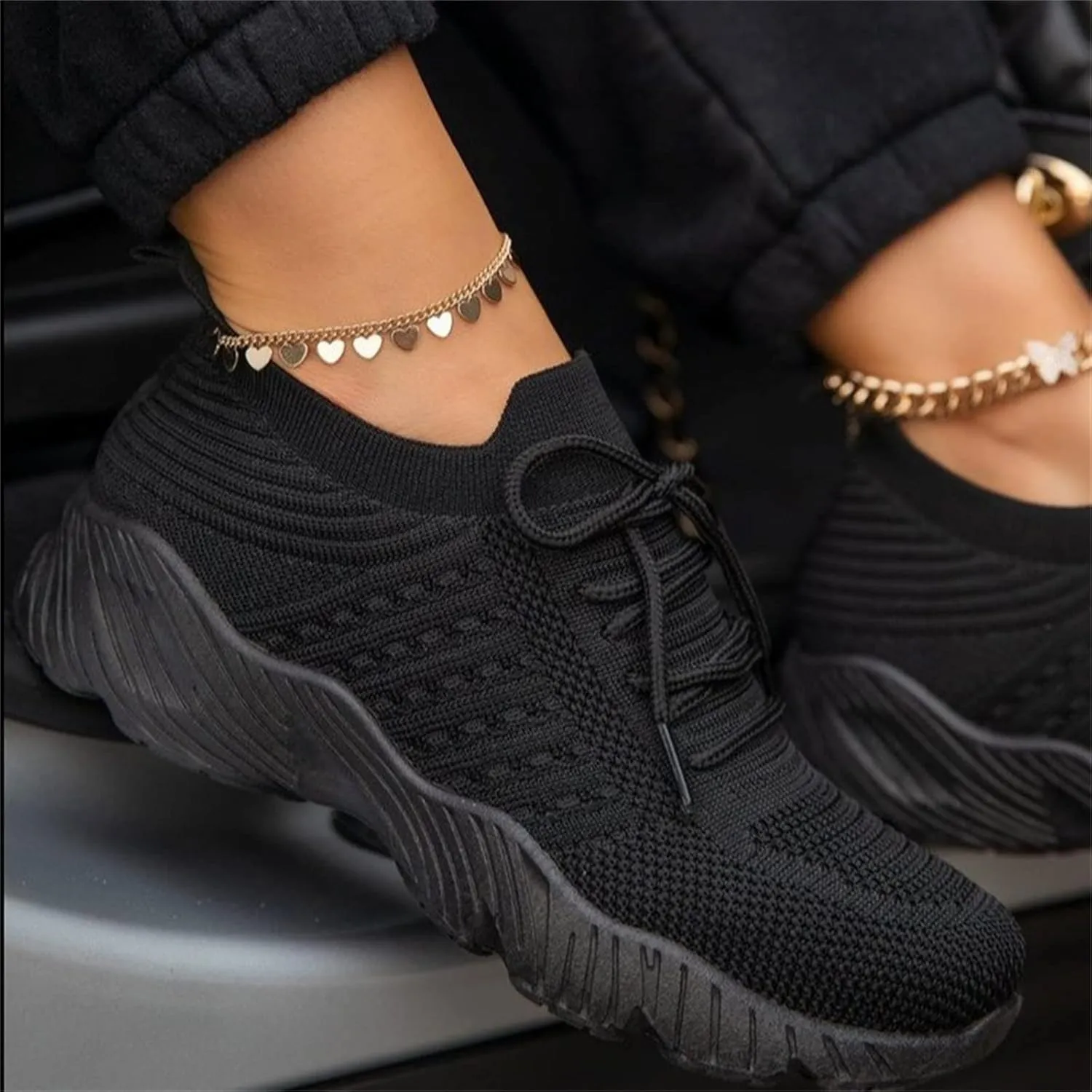 Shoes For Women Sneakers Slip On Breathable Mesh Walking Shoes Fashion Sneakers Comfort Non Slip Running Tennis Shoes