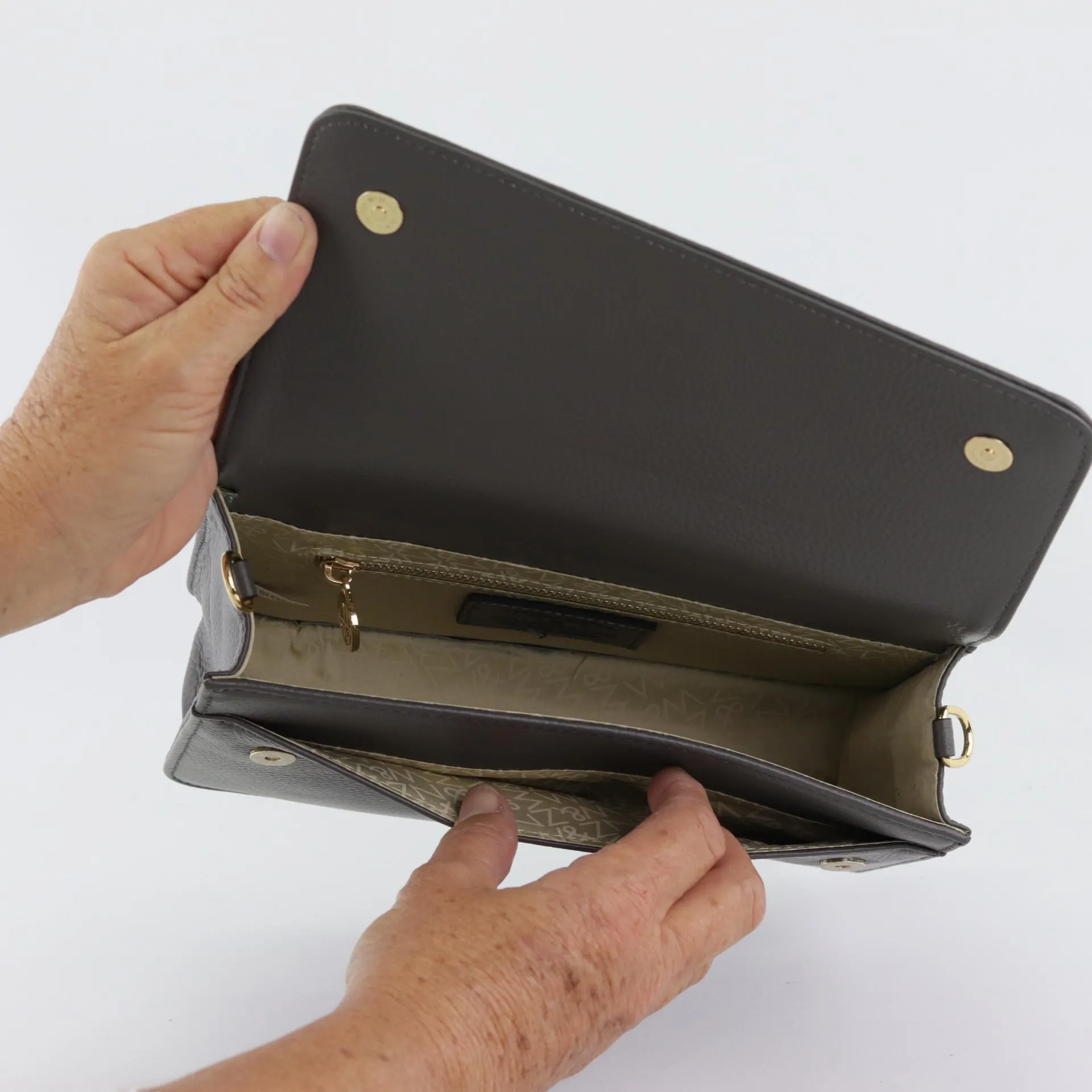 Simone leather crossbody bag