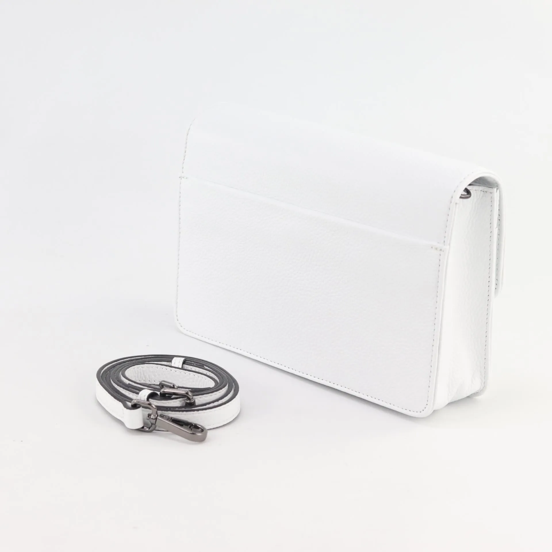 Simone leather crossbody bag