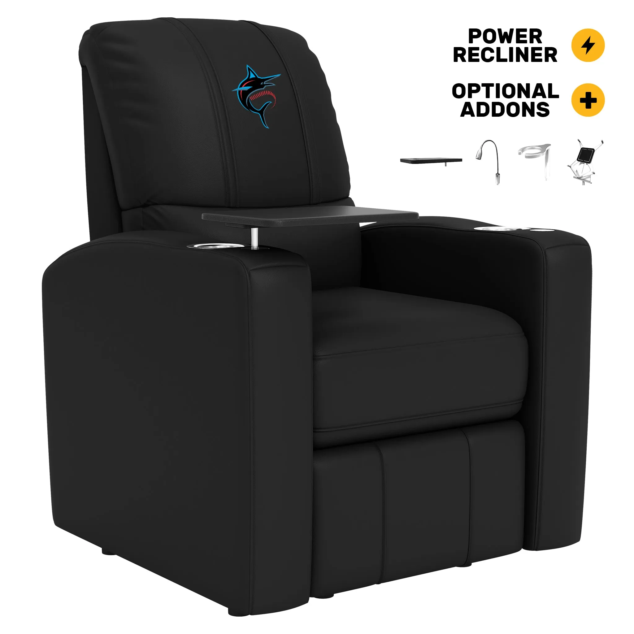 Stealth Power Plus Recliner with Miami Marlins Alternate