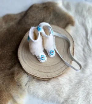 T. Sullivan Mini Moccasin Rearview Mirror Hanging