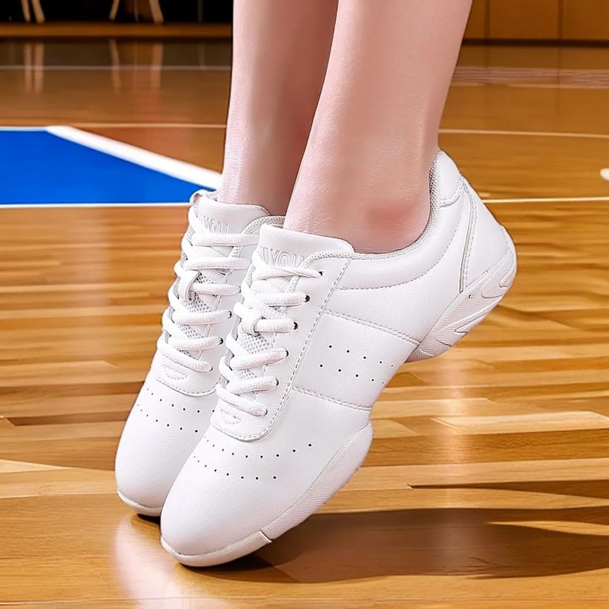 TangDao Womens Cheer Shoes Ballroom Salsa Athletic Dance Shoes Breathable Cheerleading Competition Sneakers for Girls Women