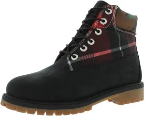 Timberland Premium 6 Inch Waterproof GS Boot Boys Shoes Size 4.5, Color: Black Nubuck