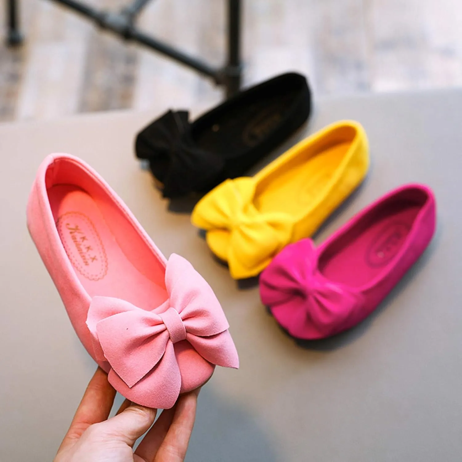 Toddler Dress Shoes Flower Kid Shoes for Weeding Baby Cute Mary Jane Shoes Ballet Flat for Walking Casual Shes