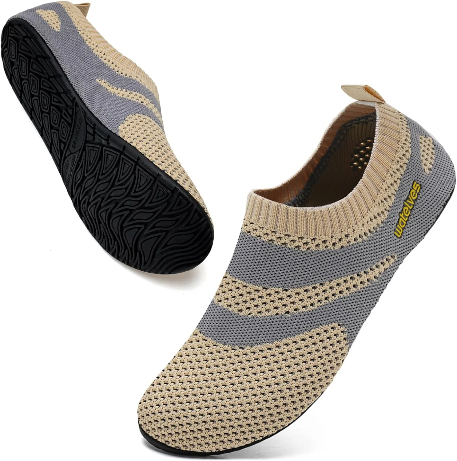 WateLves Barefoot Water Shoes for Women Men Travel Slippers Socks House Shoes Quick-Dry Aqua Socks for Beach Swim Pilates Yoga Dancing Camping Must Haves