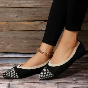 Womens Pointed Toe Casual Flats