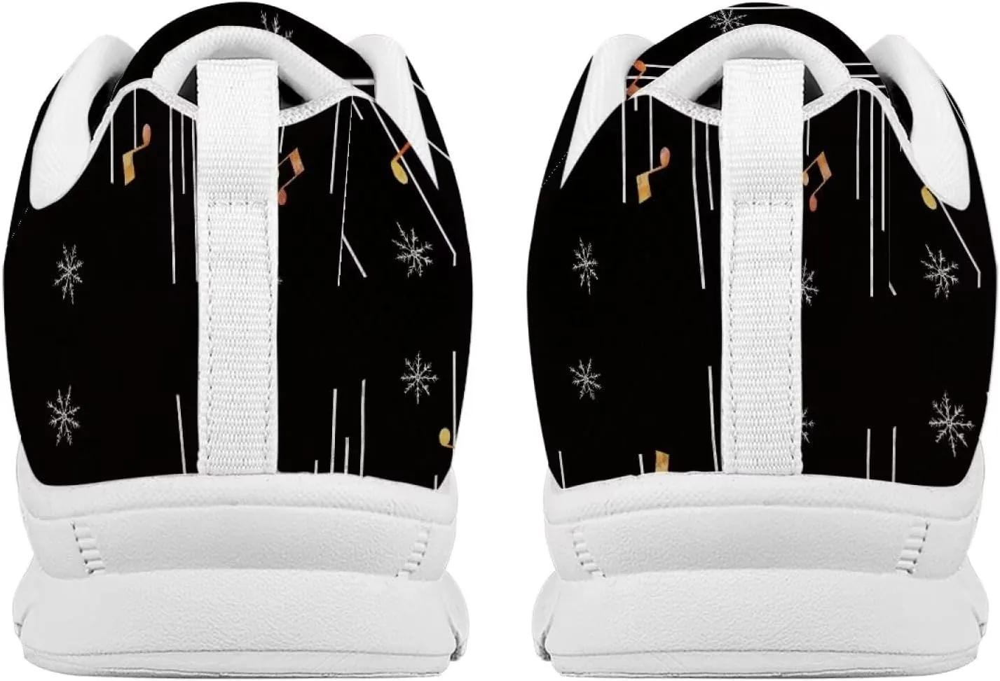 Women's Running Shoes Christmas Sneakers Breathable Sports Tennis Shoes Trainers Lace-up Comfortable Causal Travel Walking Shoes for Lady US 5-12