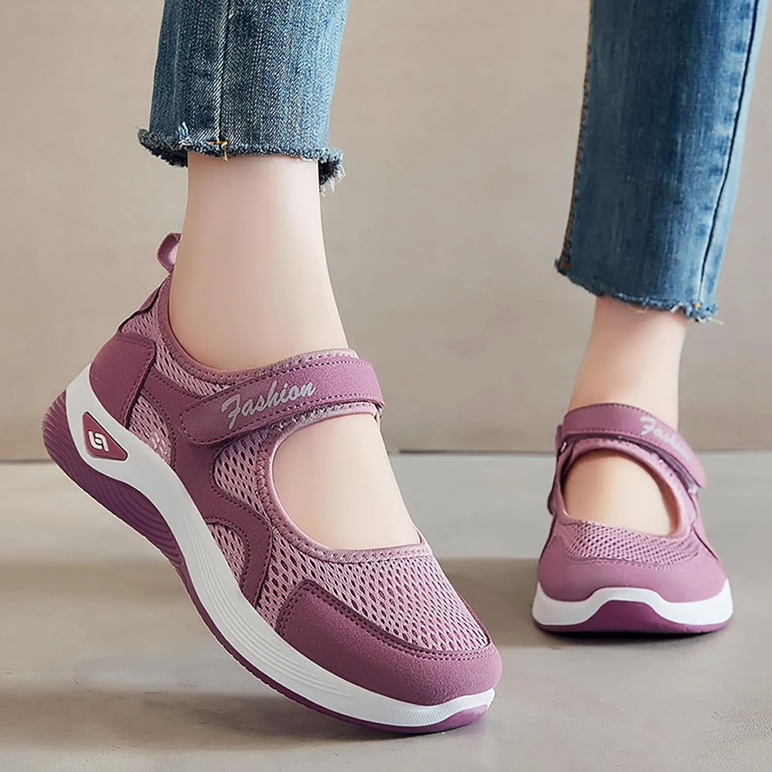 Womens Running Shoes Tennis Walking Workout Hike Shoes Comfortable Breathable Sports Gym Sneakers Summer Wide Toe Box Shoe Slip On Fashion Athletic Gym Travel Sneakers