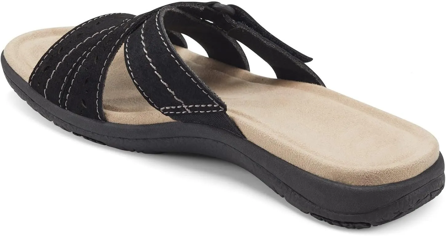 ZWRXW Slippers for Women Fashion Orthotic Slides Sandal Ladies Lightweight Athletic Yoga Mat Sandals Ultra Comfortable Plantar Fasciitis Arch Support Sandals Slip On Summer Beach Shoes